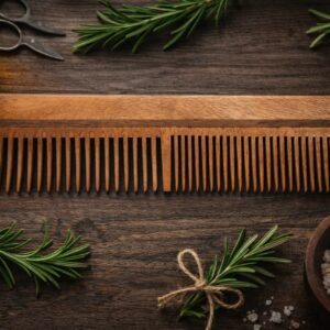 wooden comb